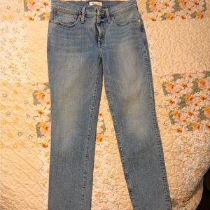 Madewell Light Blue Straight Leg Jeans
